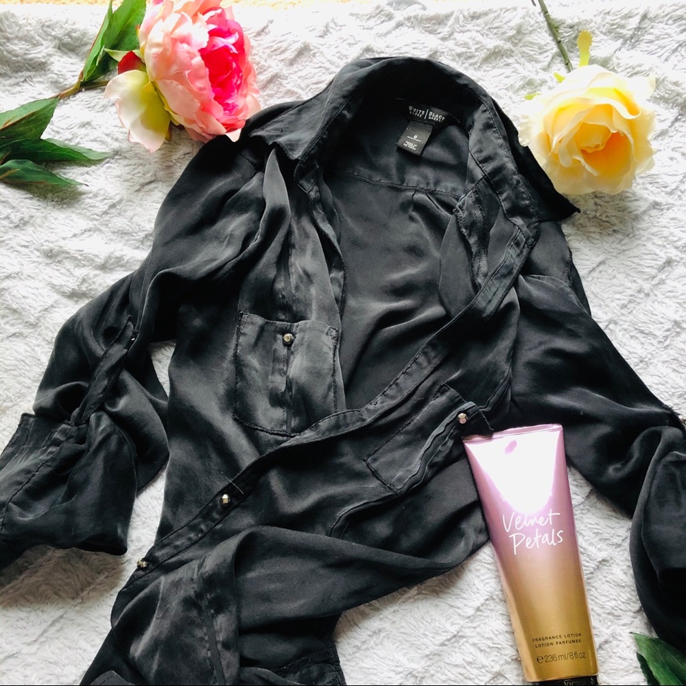 🌷Classy Elegant Beautiful Black Blouse